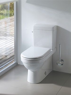 Duravit Happy D. elongated, soft closing Toilet Seat and Cover  0068590000 For floor close couple Pan 011201    