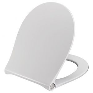 Toilet seat with soft close and lift-off incl. hinge in stainless steel 970