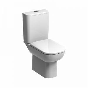 Twyford Toilet seat and cover - round Top fix standard hinges E57861WH