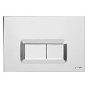 Vitra Loop R Flush Plate Mechanical Matt Chrome 740-0685